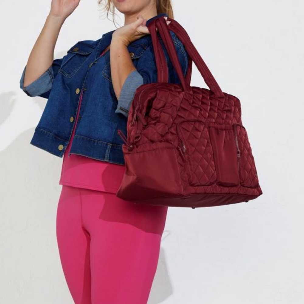 Samantha brown Choose your color Quilted Weekender bag